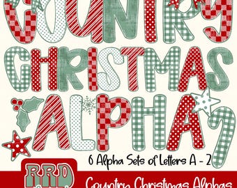 Preppy Christmas Alphabet, Candy CaneChristmas Font PNG, Preppy Gingham Alphabet PNG, Grandmillennial Alpha Set, Coquette Christmas Clipart