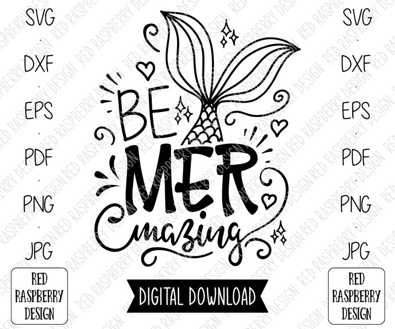 Download Be Mermazing SVG Mermaid SVG Cut File Mermaid Tail SVG | Etsy
