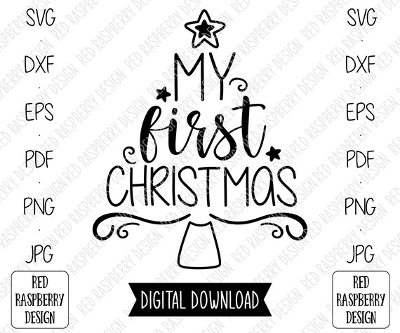 Download First Christmas Svg First Christmas Baby Svg Christmas Svg Etsy