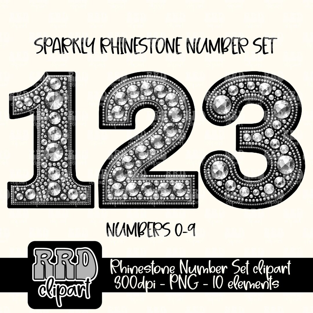 Faux Rhinestone Pattern Faux Rhinestone Clipart, Faux Rhinestone Numbers PNG , Faux Rhinestone ...