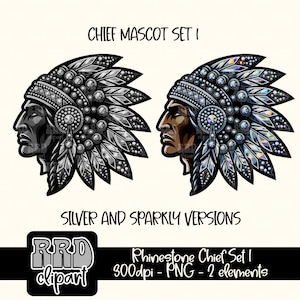 Faux Rhinestone Football Mascot Clipart, Faux Rhinestone Mascot PNG, Faux Rhinestone Chief Mascot PNG, Faux Rhinestone Alpha PNG