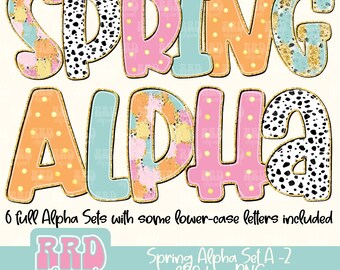 Brushstroke Easter Alpha PNG Set, Preppy Brush Stroke Alphabet PNG,Glitter Alpha PNG, Glitter Brushstroke Spring Alpha Set, Spirit Alpha Png