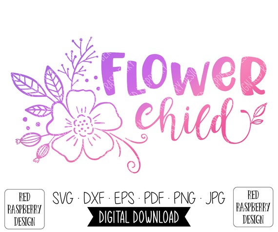 Download Flower Child Svg Hand Drawn Floral Svg Girly Floral Svg Wildflower Svg Floral Svg Boho Svg Hippie Soul Free Spirit Dreamer Cut Files