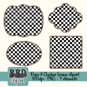 Western Frame Clipart, Turquoise Frame PNG, Commercial Use Clipart, Rope Frame PNG, Trendy Western Cowgirl Clipart, Hand Drawn Clipart PNG