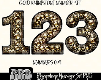 Clipart di finti strass, numeri di finti strass PNG, finti strass Alpha Set Clipart, clipart patch di strass, patch di finti strass PNG
