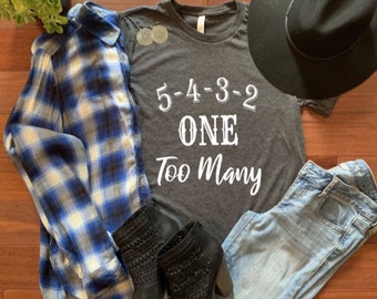5,4,3,2,1 too many!