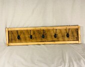 Barn Wood Coat Rack | Wall Coat Rack | Rustic Towel Rack | Hat Rack