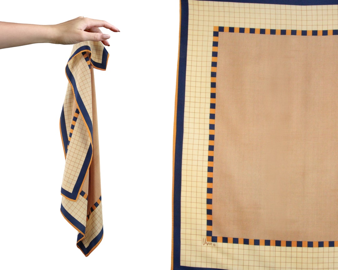 Vintage 1960er Jahre Schal 60s Vera Karo Prints 27 Etsy.de