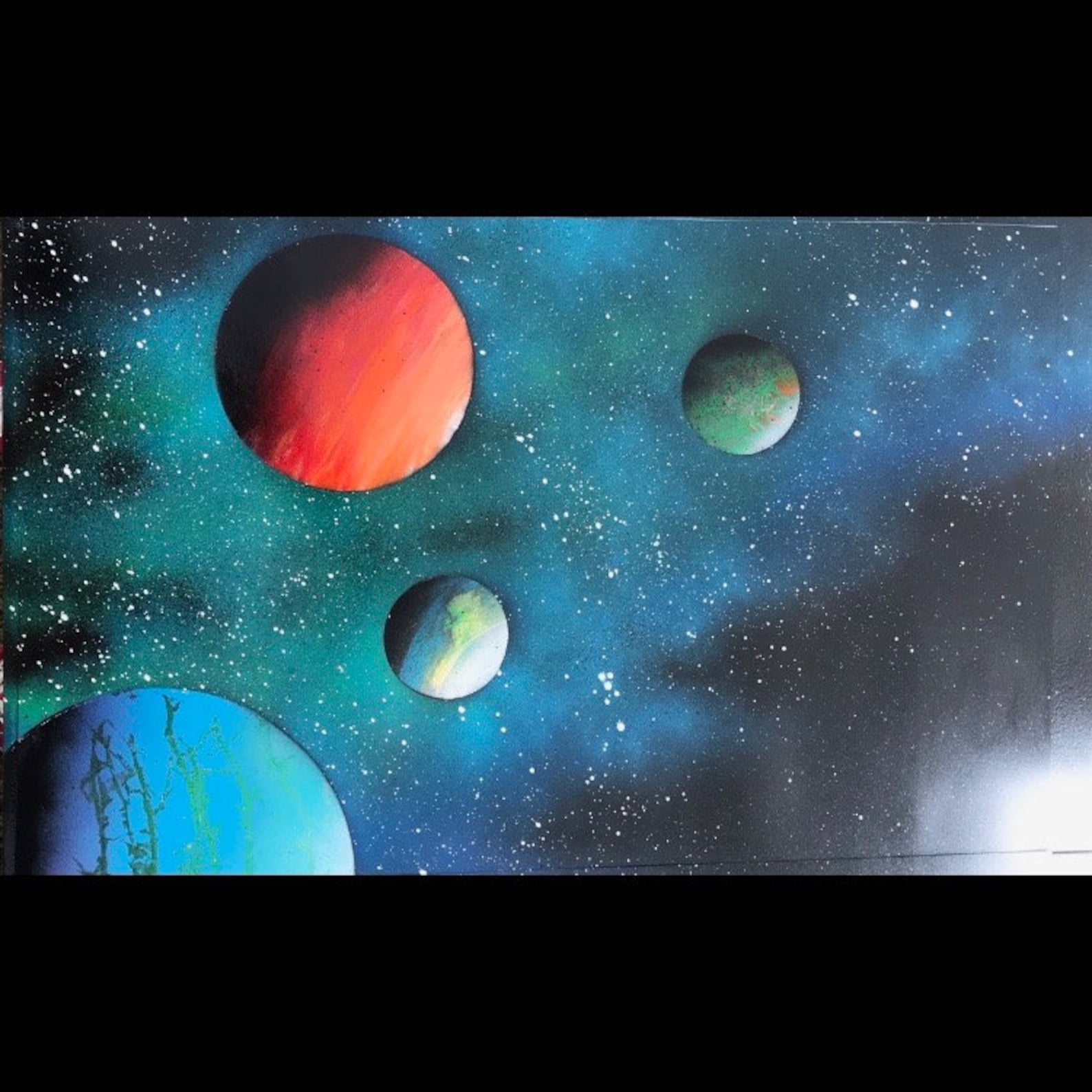 Spray Paint Nebula Etsy