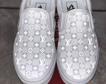 louis vuitton vans pink