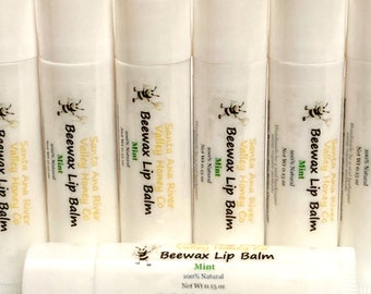 Beeswax Lip Balm - Three Pack - Mint