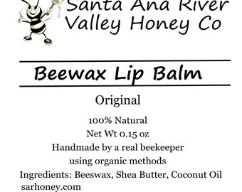 Beeswax Lip Balm - 10 Pack - Unscented