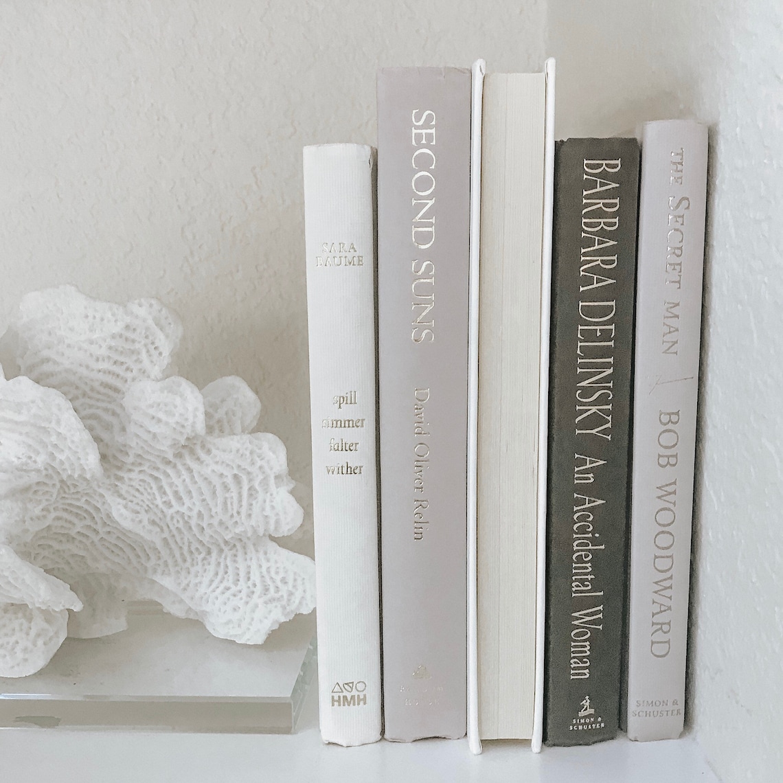 Set of Grey/black/white Decorative Books Books for Staging Etsy