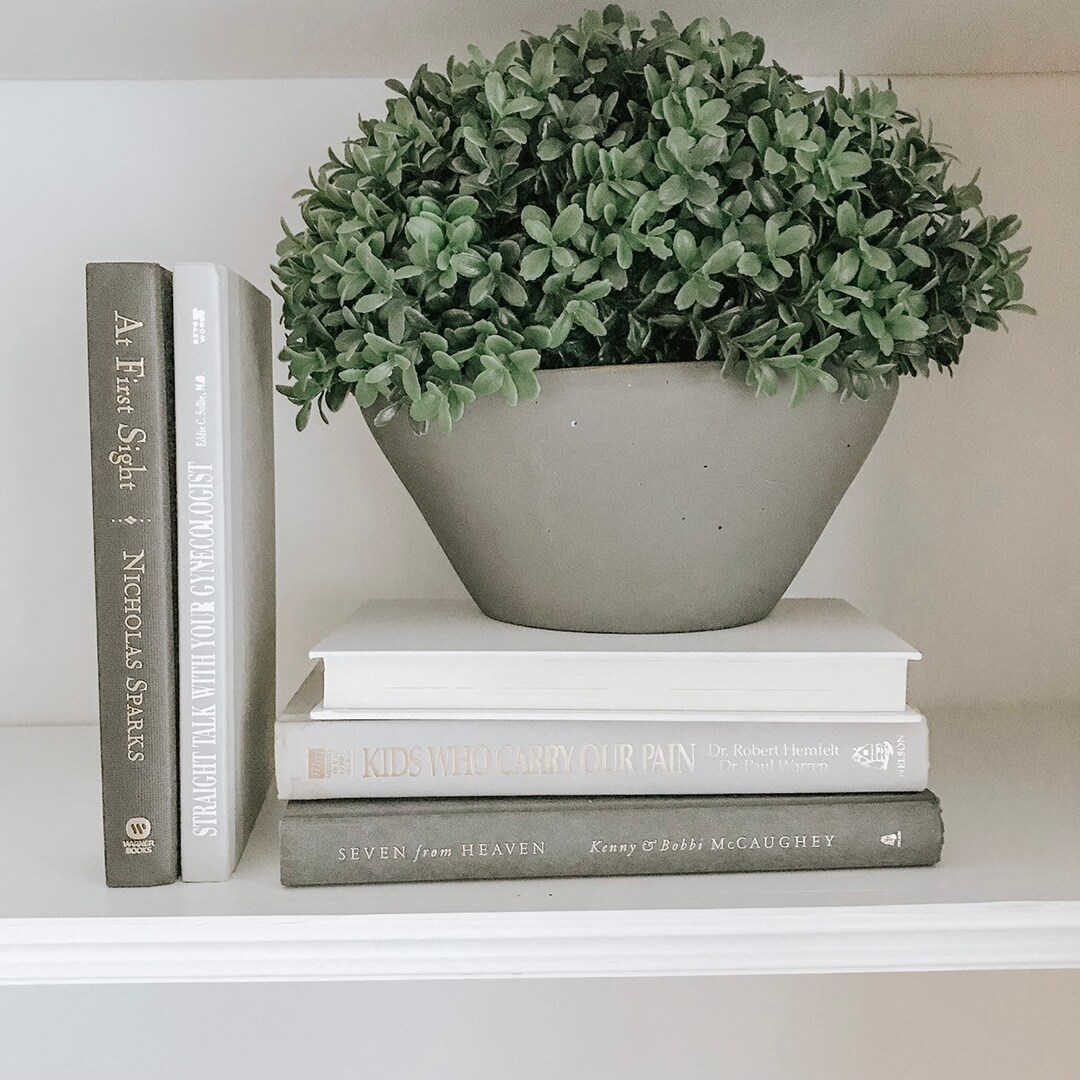 Set of Grey/black/white Decorative Books Books for Staging Etsy