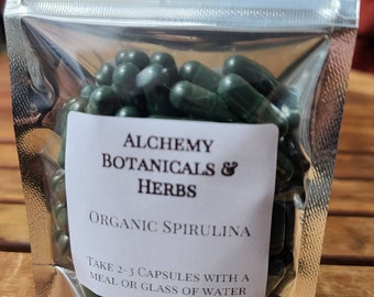 Organic Spirulina Capsules