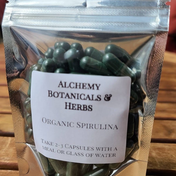 Organic Spirulina Capsules