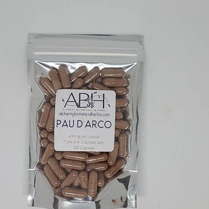 Pau D&#39;Arco Pau D Arco Capsules 400mg 100 Capsules