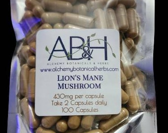 Lions Mane Mushroom Capsules