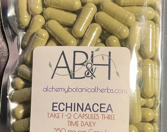 echinacea capsules organic 350 mg 100 Capsules