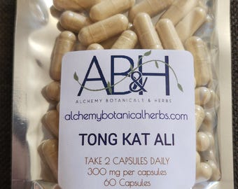 Tongkat Ali Powder Capsules Vegetarian Capsules