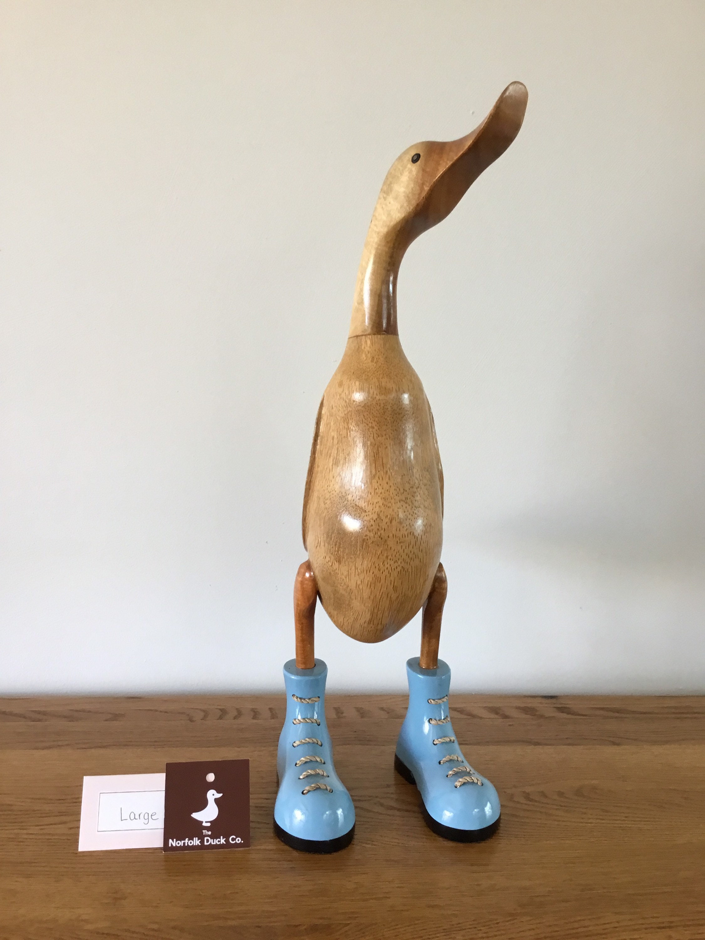 Large Laced Boot Wooden Duck wooden duck handmade Mothers Etsy