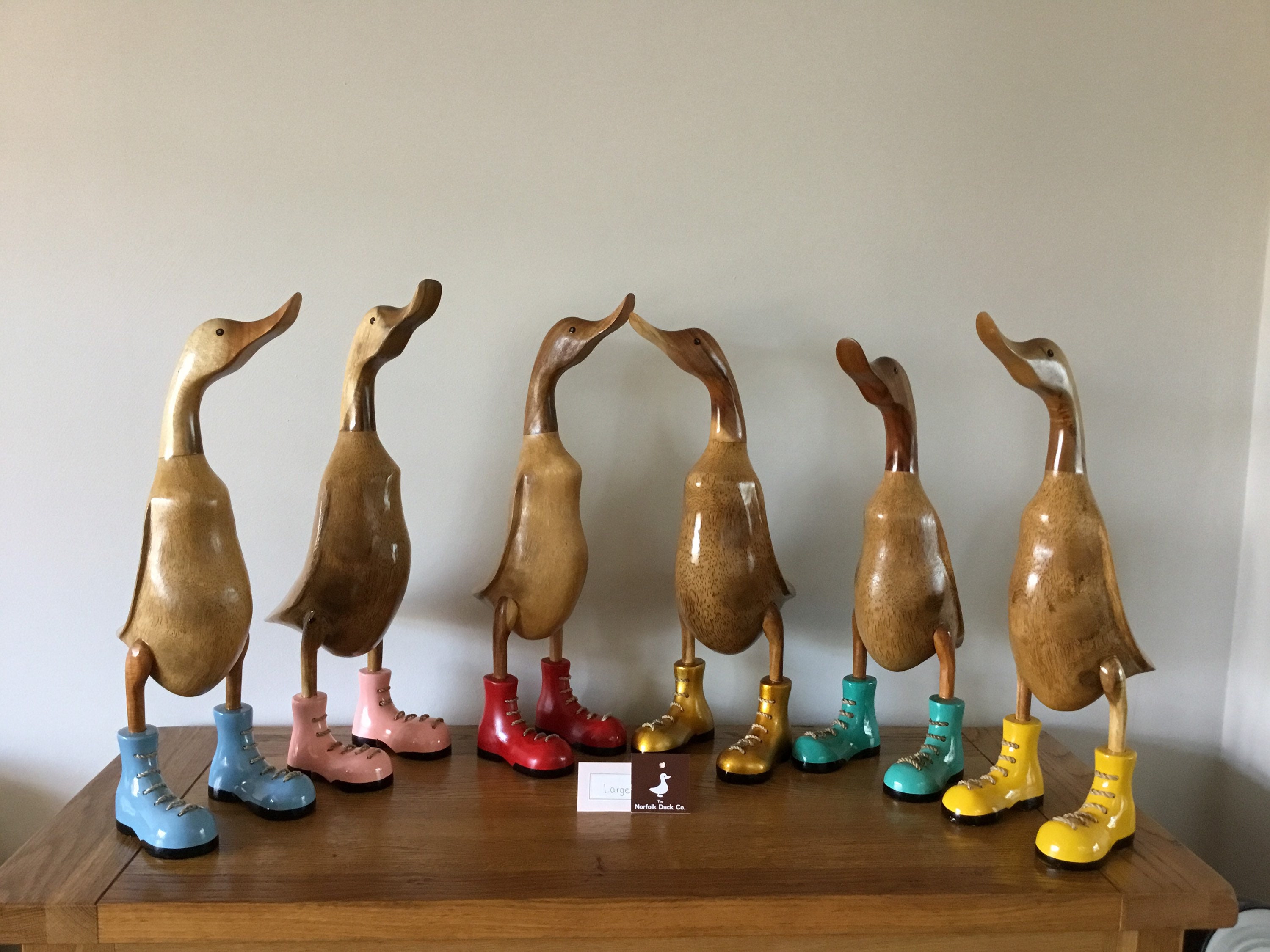 Large Laced Boot Wooden Duck wooden duck handmade Mothers Etsy