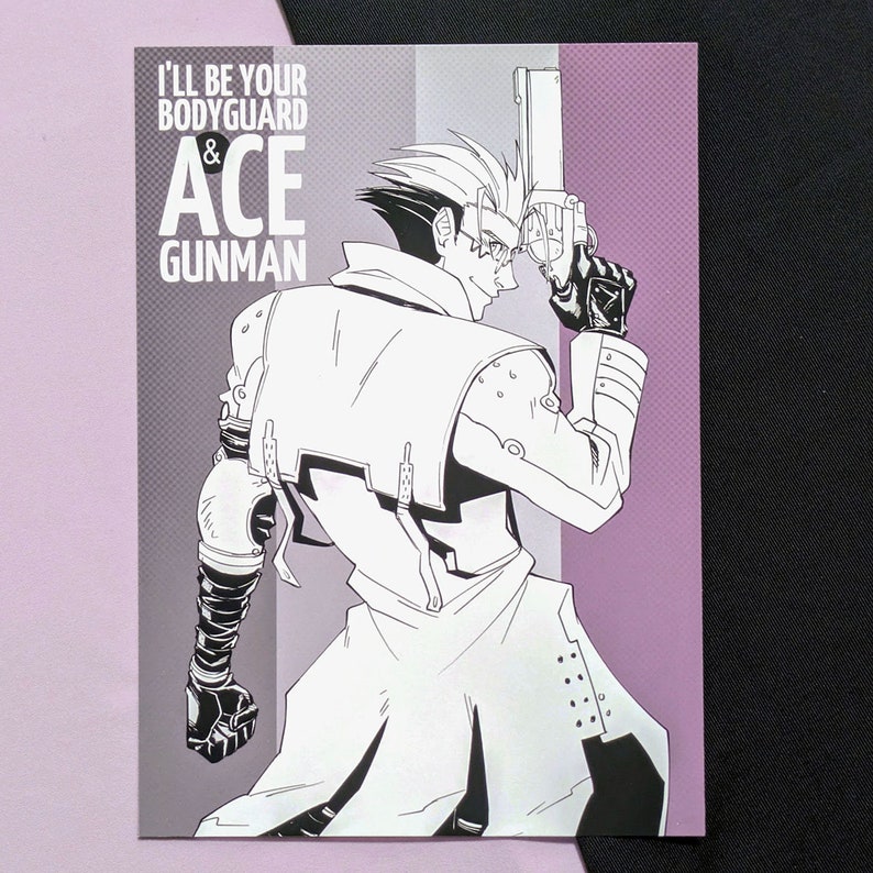 Trigun Vash Ace Gunman Pride 5x7 Poster / Print Etsy