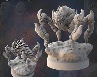KRUTHIK, by Cursed Forge Miniatures // 3D Print on Demand / D&D / Pathfinder / RPG