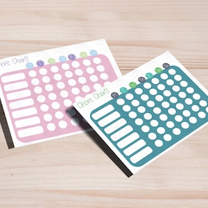 Kids Chore Chart Printable (2 Pack) | Children’s Responsibility Chart | 8.5x11 Digital Download