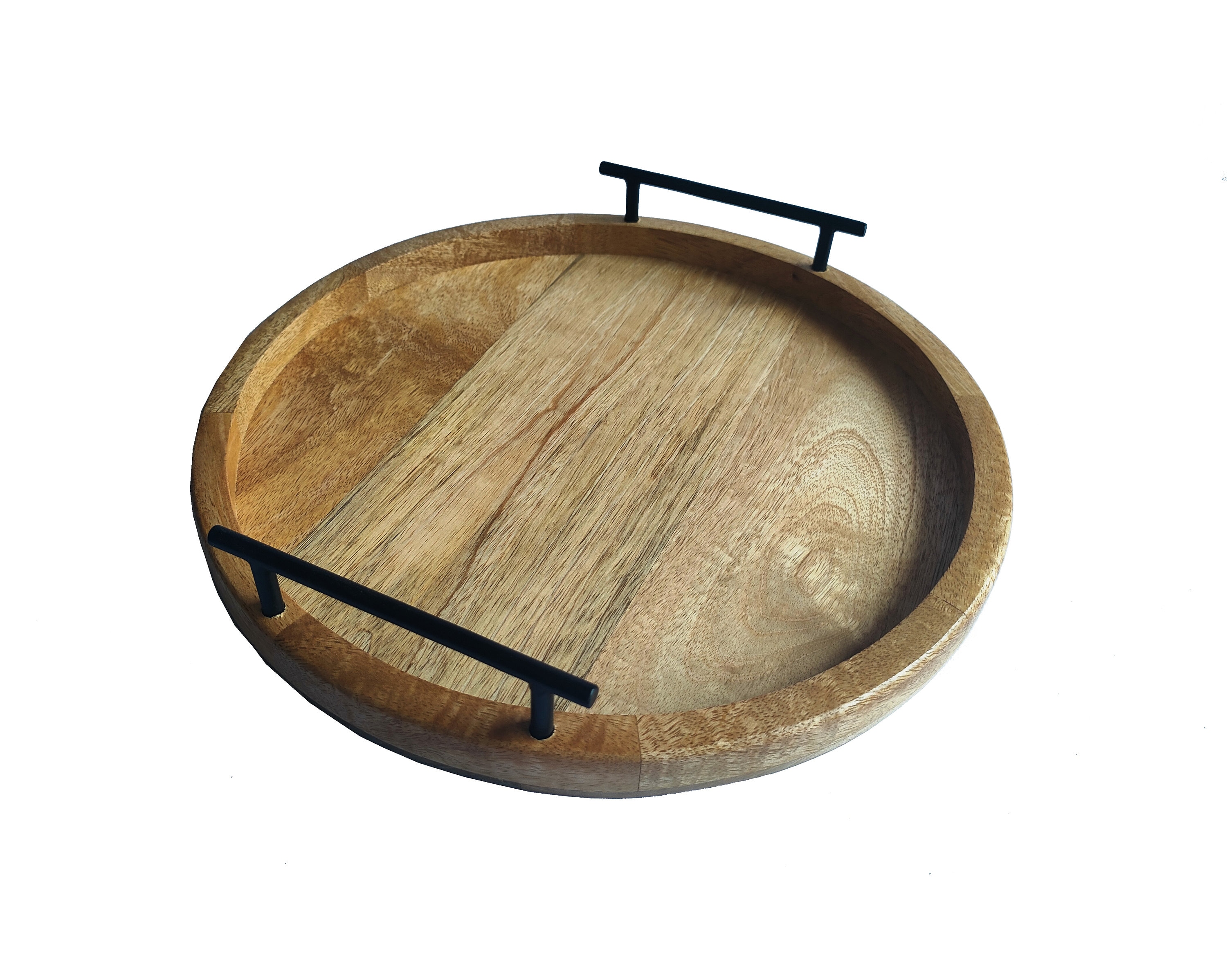 Wooden Round Tray Montessori Tray Outdoor Sorting Tray Wooden