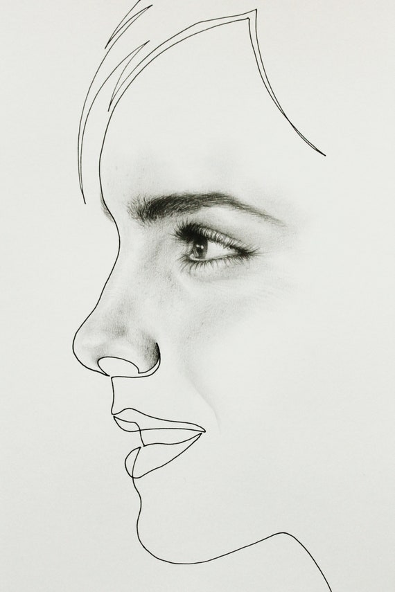 Emma Watson Black And White Drawing