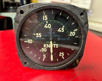 Vulcan Bomber Air Speed Indicator  RAF Air Ministry Ref. 6A/4378