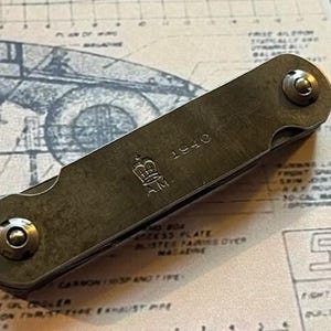 1939 WW2 Air Ministry Imperial Radius Gauge Made in Sheffield By Moore & Wright Model No.206
