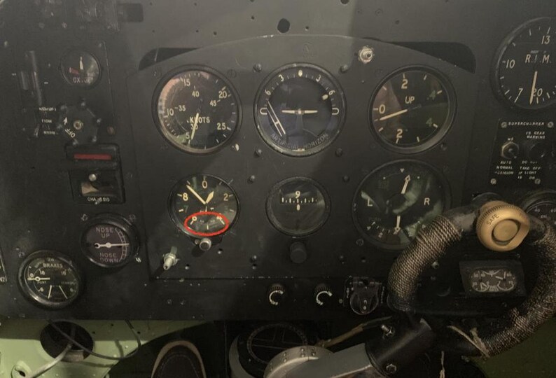 Vintage RAF Spitfire Supercharger Switch Etsy