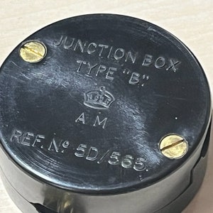 Vintage WW2 RAF Armament Junction Box Type B  - Air Ministry Ref. 5D/565