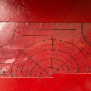 WW2 Heavy Bomber Navigation Interceptor Protractor - Air Ministry Reference 6B/3131