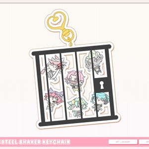 HEARTSTEEL Shaker Schlüsselanhänger (ft. Aphelios, Sett, Ezreal, Yone, Kayn, K'Sante)