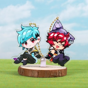 HEARTSTEEL Settphel (Sett x Aphelios) Acrylic Magnetic Keychain