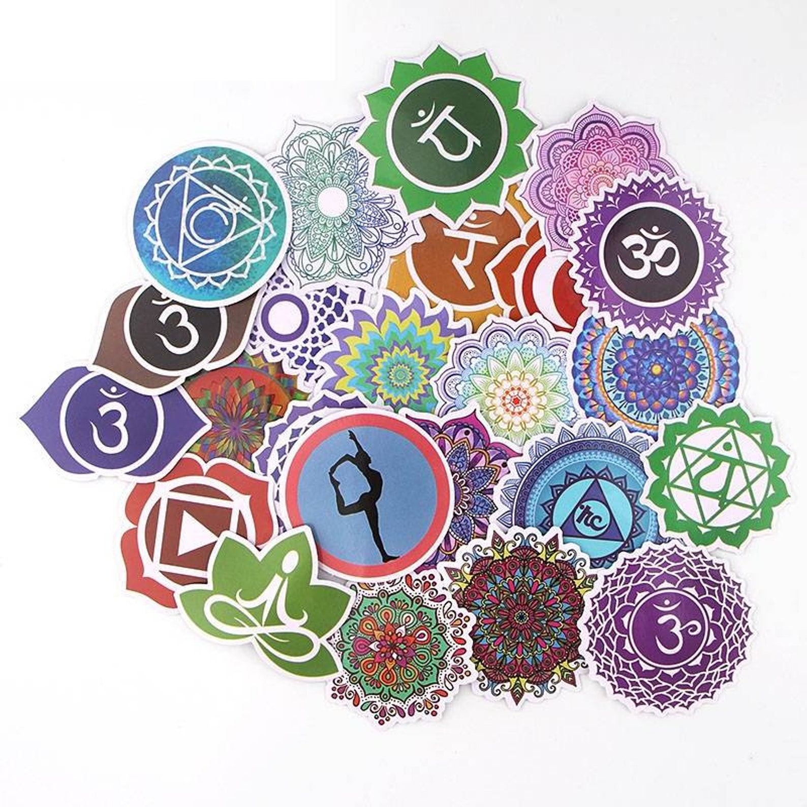 Yoga Stickers Etsy