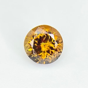 Natural Tourmaline Round Shape Faceted Gemstone Precision Cut 6.5x6.5x4.6MM 1.20Cts TM-26
