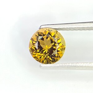 Natural  Tourmaline Round Shape Faceted Gemstone Precision Cut 6.5x6.5x5MM 1.45Cts TM-27
