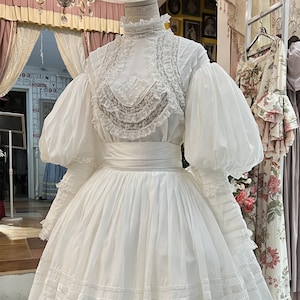 Lace victorian store dress