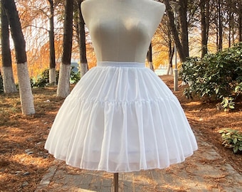 Online Shopping Arcade White Premium Poly Cotton Half Waist Slip UK Made Under Petticoat 26 Long Plus Size 
