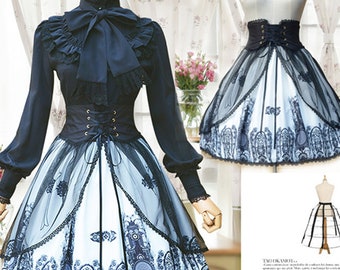Black Lolita Dress Etsy