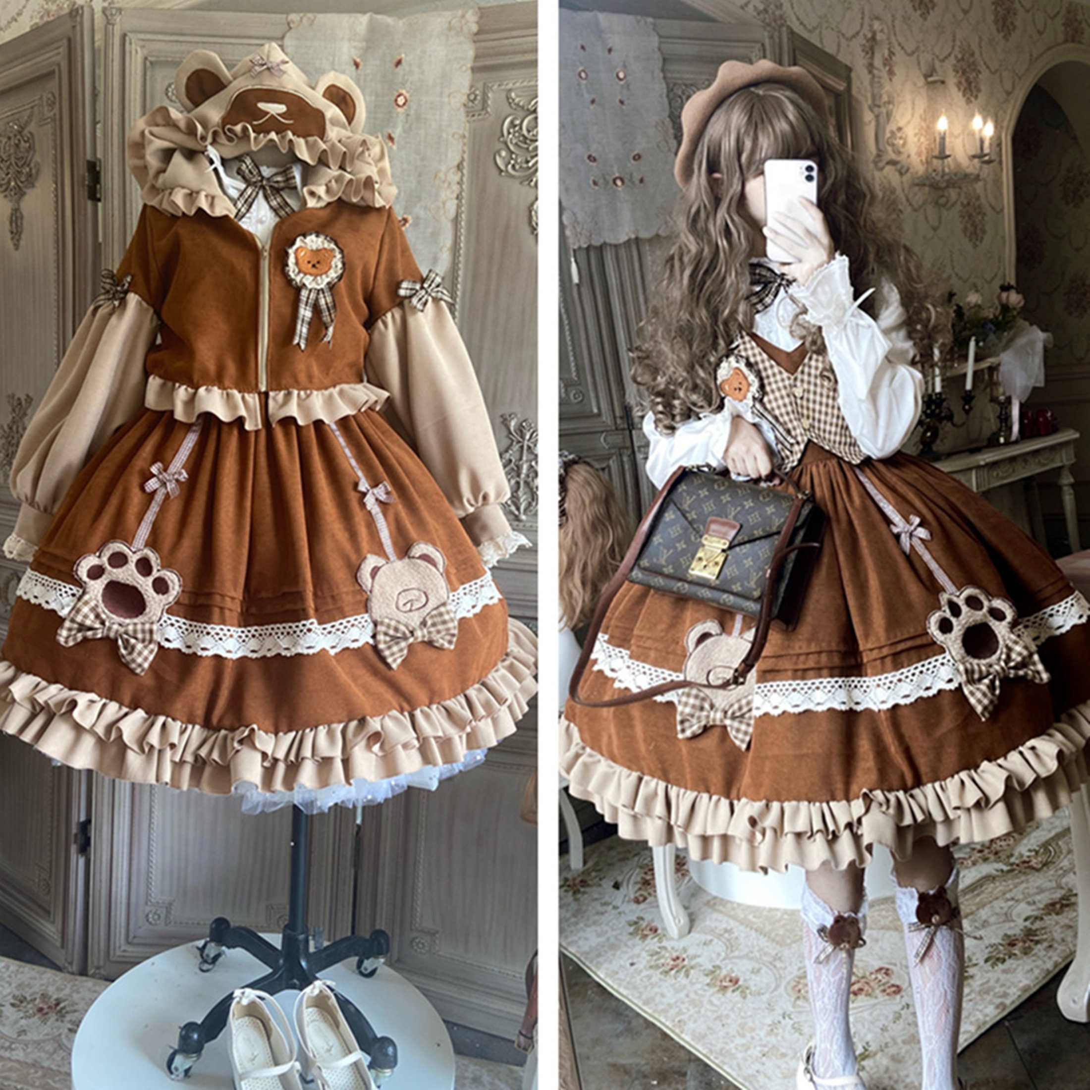 Rabbit’s Day Lolita Dress Plus Size Cotton Candy Curvy Body XL