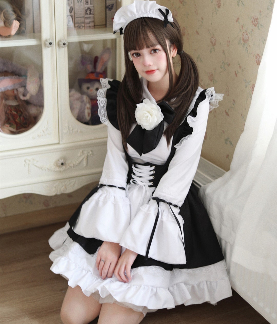 Classic Cardcaptor Sakura Cosplay Lolita Maid Dress Girls Women