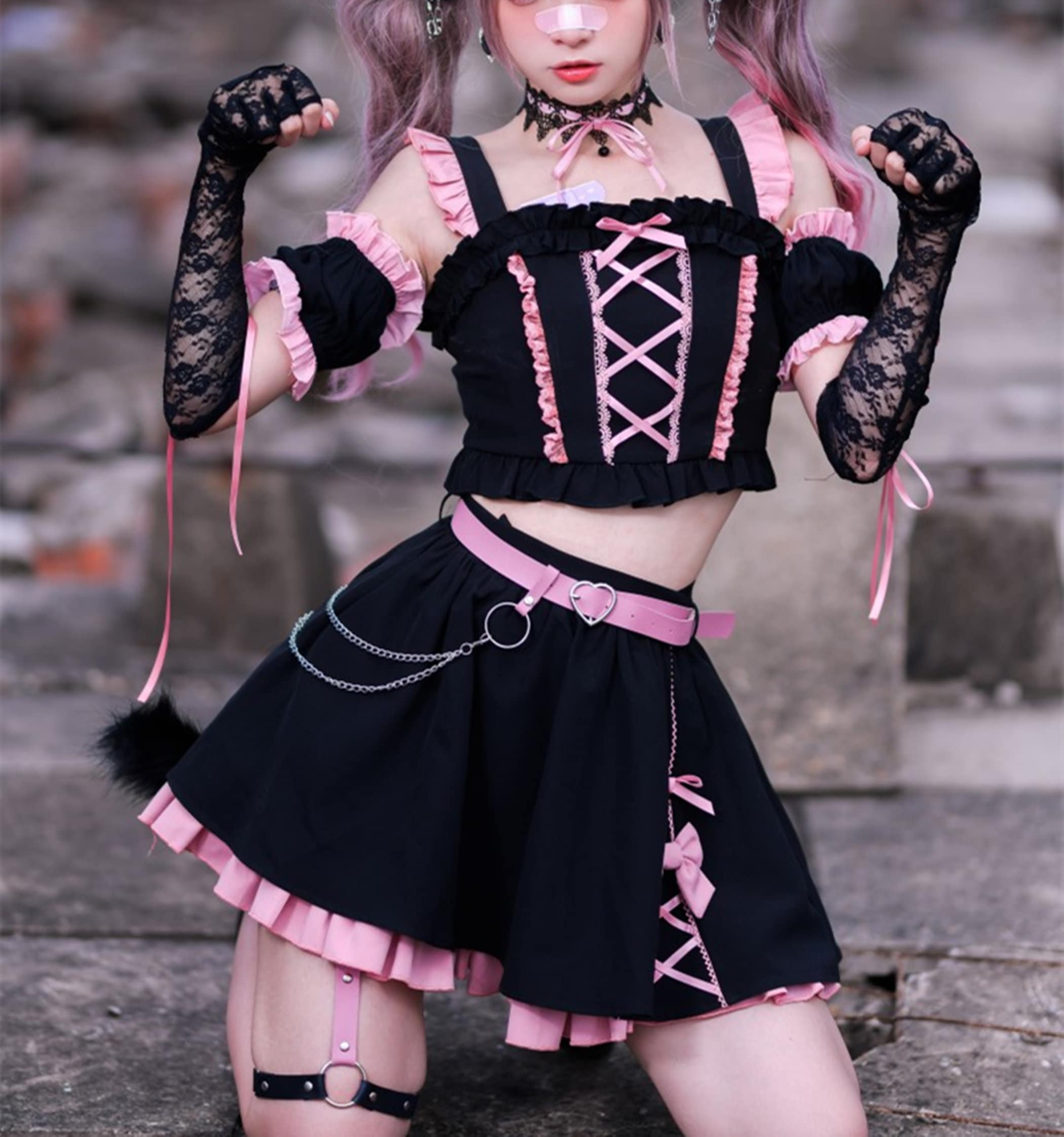 2100px x 2244px - Goth Maid Costume - Etsy