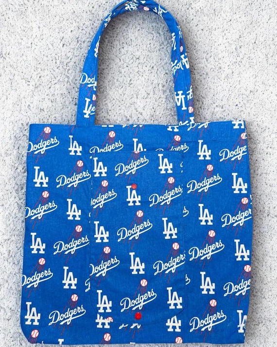 Handmade Los Angeles Dodgers Tote Bag | Reusable Fabric Shoulder