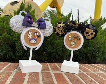 Disney Minnie Ear Shelf Display, Cork Pin Display, headband display stand