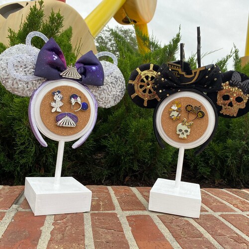 Disney Ears Display Minnie Headband Stand Double Ear Holder Etsy